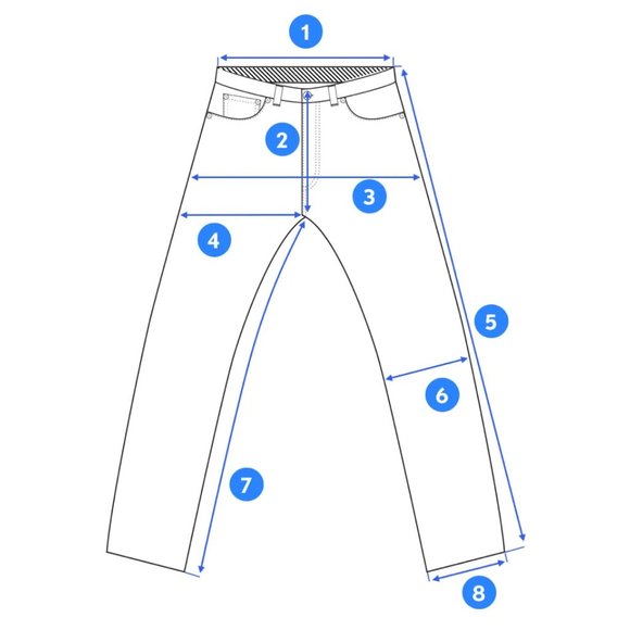 Outlier Slim Dungarees Pants 28 - Picture 5 of 5